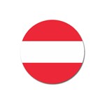 Flag of Austria Magnet 3  (Round)