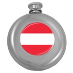 Flag of Austria Round Hip Flask (5 oz)