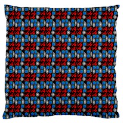 Red And Blue Large Cushion Case (Two Sides) from ArtsNow.com Front