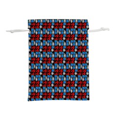 Red And Blue Lightweight Drawstring Pouch (M) from ArtsNow.com Back