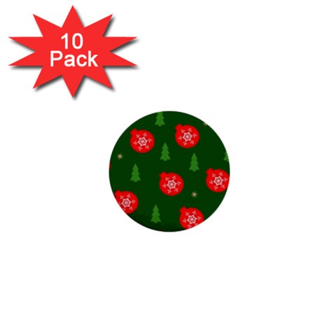 Christmas 001 1  Mini Buttons (10 pack)  from ArtsNow.com Front