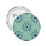 Mint floral pattern 2.25  Buttons