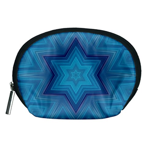 Blue star Accessory Pouch (Medium) from ArtsNow.com Front