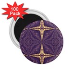 Purple and gold 2.25  Magnets (100 pack) 