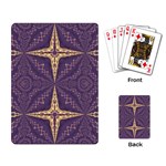 Purple and gold Playing Cards Single Design (Rectangle)