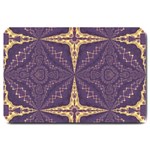 Purple and gold Large Doormat 