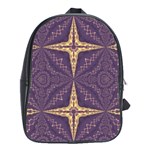 Purple and gold School Bag (Large)