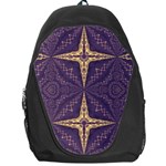 Purple and gold Backpack Bag