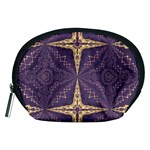 Purple and gold Accessory Pouch (Medium)