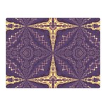 Purple and gold Double Sided Flano Blanket (Mini) 