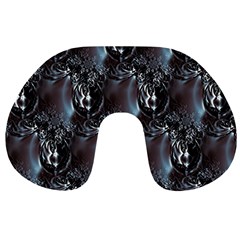 Black Pearls Travel Neck Pillow from ArtsNow.com Front