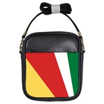 Seychelles-flag12 Girls Sling Bag