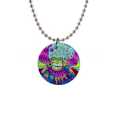 Supersoniccelestialpower2020 1  Button Necklace from ArtsNow.com Front