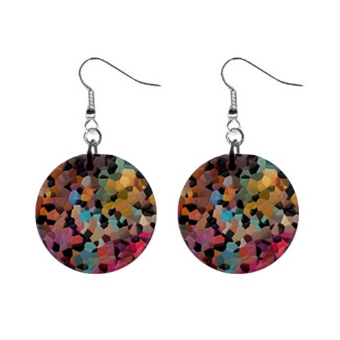 Mosaic pieces                                                    1  Button Earrings from ArtsNow.com Front