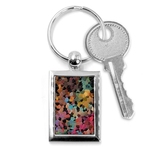 Mosaic pieces                                                    Key Chain (Rectangle) from ArtsNow.com Front