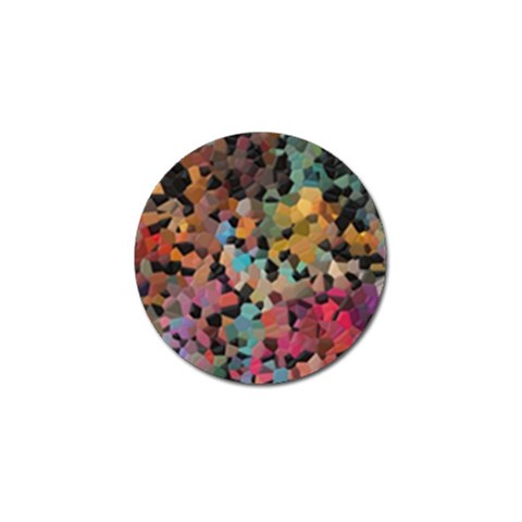 Mosaic pieces                                                    Golf Ball Marker (4 pack) from ArtsNow.com Front