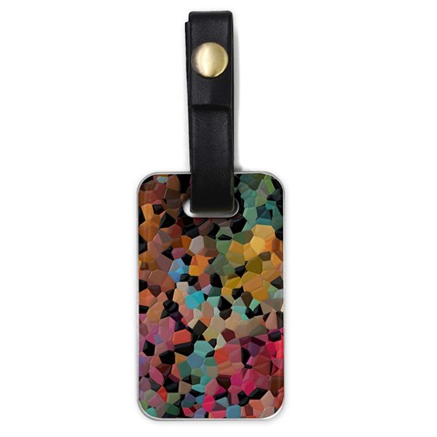 Mosaic pieces                                                    Luggage Tag (one side) from ArtsNow.com Front