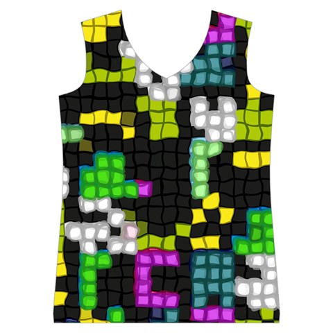 Drawn squares                                                     Women s Basketball Tank Top from ArtsNow.com Front