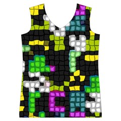 Drawn squares                                                     Women s Basketball Tank Top from ArtsNow.com Front