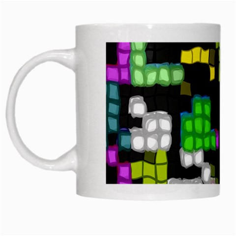 Drawn squares                                                     White Mug from ArtsNow.com Left