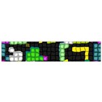 Drawn squares                                                     Flano Scarf
