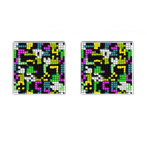 Drawn squares                                                     Cufflinks (Square) from ArtsNow.com Front(Pair)