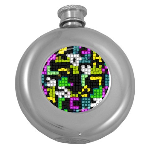 Drawn squares                                                     Hip Flask (5 oz) from ArtsNow.com Front