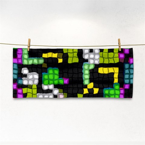 Drawn squares                                                     Hand Towel from ArtsNow.com Front