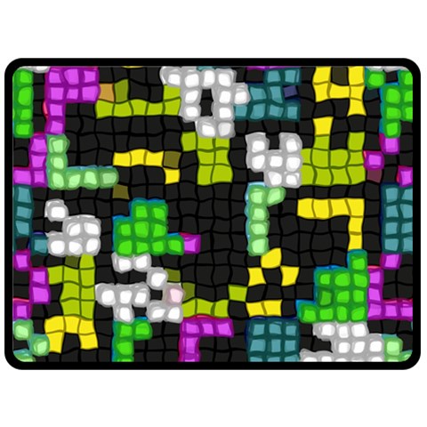 Drawn squares                                                    Fleece Blanket from ArtsNow.com 80 x60  Blanket Front
