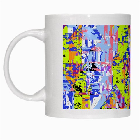 Green blue texture                                                      White Mug from ArtsNow.com Left