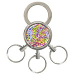 Green blue texture                                                      3-Ring Key Chain