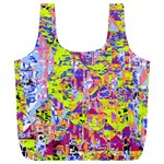 Green blue texture                                                 Full Print Recycle Bag (XXL)