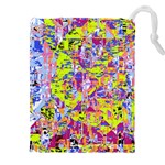 Green blue texture                                                  Drawstring Pouch (5XL)