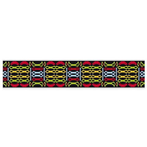 Pink yellow green shapes                                                       Flano Scarf from ArtsNow.com Front