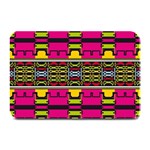 Pink yellow green shapes                                                      Plate Mat