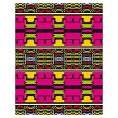 Pink yellow green shapes                                                    Toiletries Pouch from ArtsNow.com Back