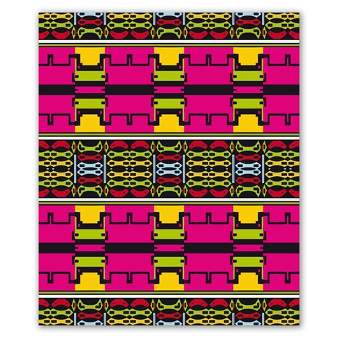 Pink yellow green shapes                                                   Poster 20  x 24  from ArtsNow.com 20 x24  Poster - 1