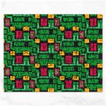 Rectangles on a green background                                                        Jigsaw Puzzle (Rectangular)