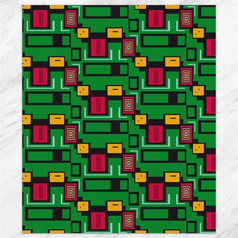 Rectangles on a green background                                                        Canvas 8  x 10  from ArtsNow.com 8.15 x9.66  Canvas - 1