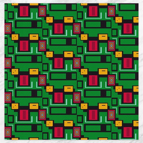 Rectangles on a green background                                                        Canvas 20  x 20  from ArtsNow.com 19 x19.27  Canvas - 1