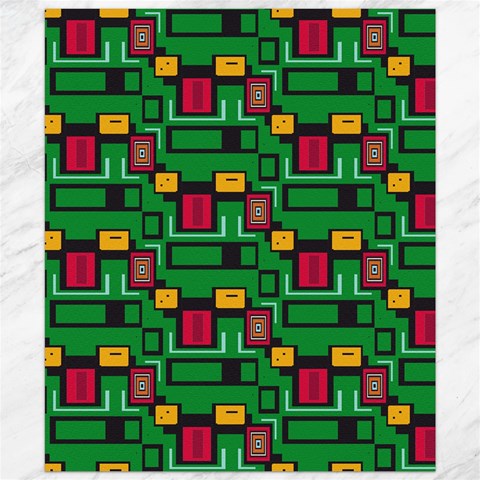 Rectangles on a green background                                                        Canvas 20  x 24  from ArtsNow.com 19.57 x23.15  Canvas - 1