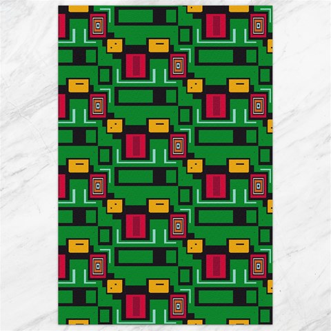 Rectangles on a green background                                                        Canvas 24  x 36  from ArtsNow.com 23.35 x34.74  Canvas - 1