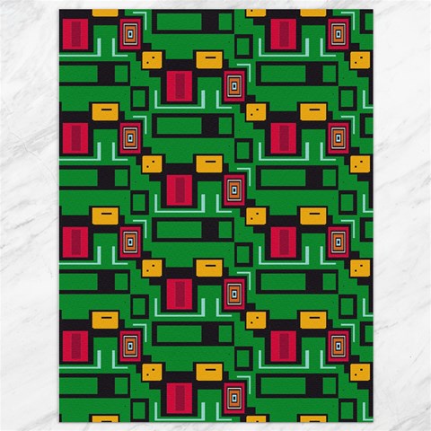 Rectangles on a green background                                                        Canvas 36  x 48  from ArtsNow.com 35.26 x46.15  Canvas - 1