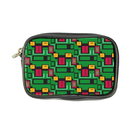 Rectangles on a green background                                                        Coin Purse from ArtsNow.com Front