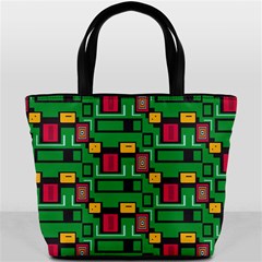 Rectangles on a green background                                                        Bucket Bag from ArtsNow.com Back