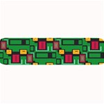 Rectangles on a green background                                                       Large Bar Mat