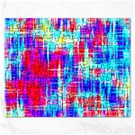 Red blue messy stripes                                                         Jigsaw Puzzle (Rectangular)