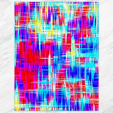 Red blue messy stripes                                                         Canvas 12  x 16  from ArtsNow.com 11.86 x15.41  Canvas - 1