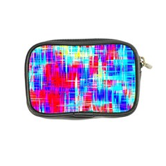 Red blue messy stripes                                                         Coin Purse from ArtsNow.com Back