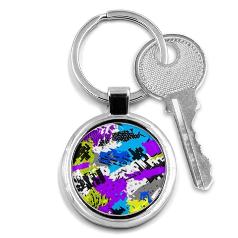 Shaky shapes                                                          Key Chain (Round) from ArtsNow.com Front
